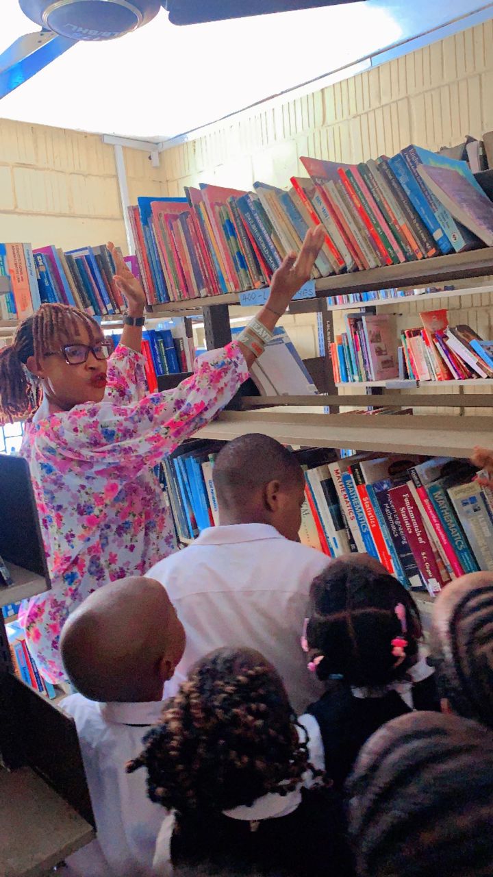 Modern library facilities